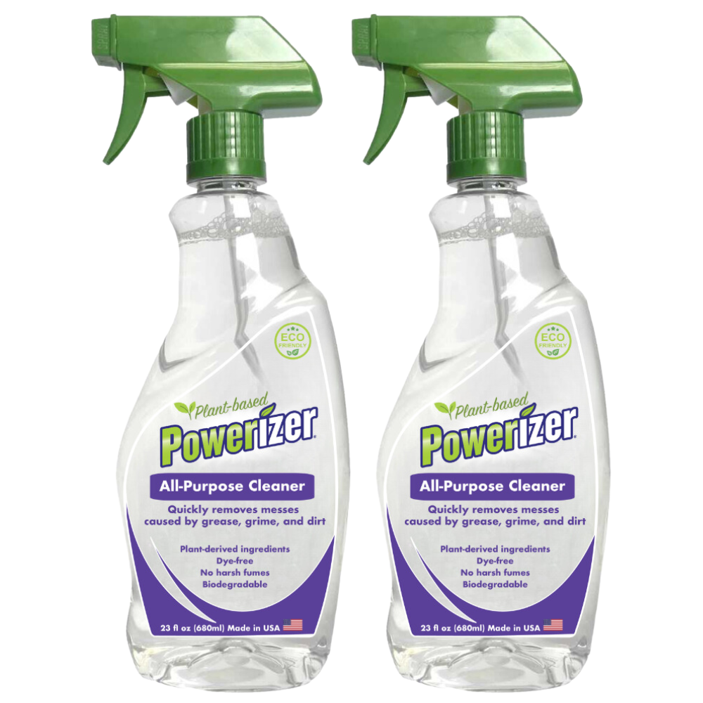 plastic plant cleaner Powerizer Plant-Based All-Purpose Cleaner, 23 oz (2 PACK)