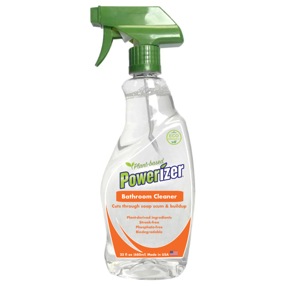 plastic plant cleaner Powerizer Plant-Based Bathroom Cleaner, 23 oz