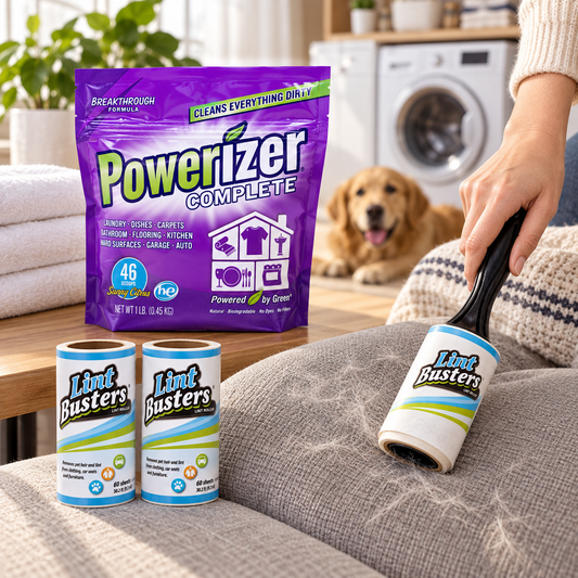 Powerizer Complete 1 lb + FREE Lint Roller & 2 Refills
