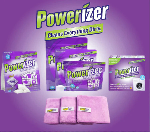 Powerizer Washing Machine Cleaner with Odor Control, 16 Pack- Cleans F