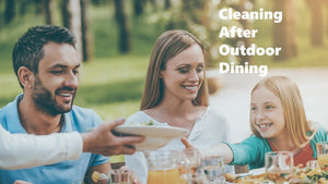 Cleaning After Outdoor Dining
