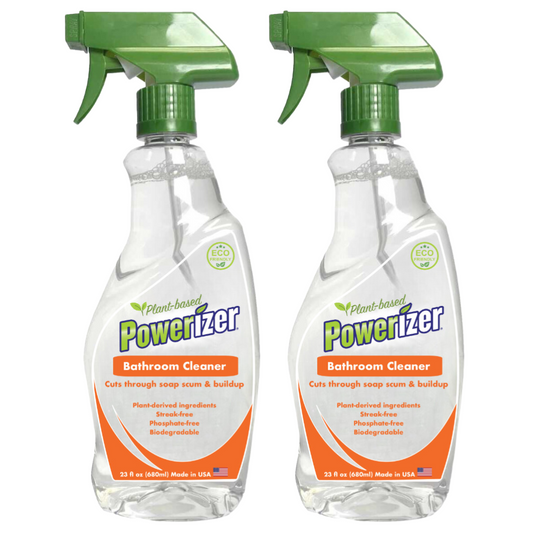 Powerizer Plant-Based Bathroom Cleaner, 23 oz (2 PACK)