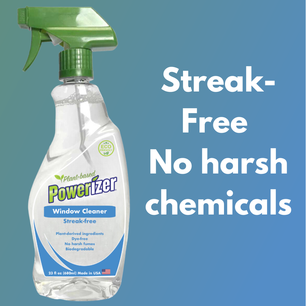 Powerizer Plant-Based Window Cleaner, 23 oz