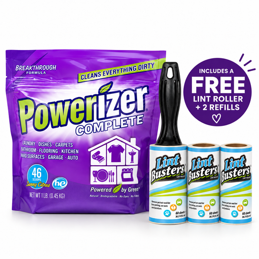 Powerizer Complete 1 lb + FREE Lint Roller & 2 Refills