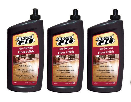 Almond Glo Hardwood Floor Polish 3 Pack, 32oz