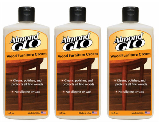 Almond Glo 3 Pack Furniture Cream, 16 oz