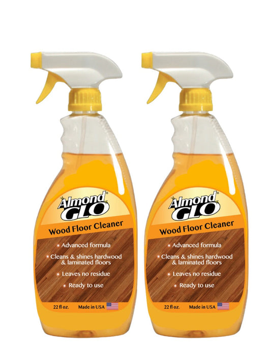 Almond Glo 2 Pack Wood Floor Cleaner, 22 oz