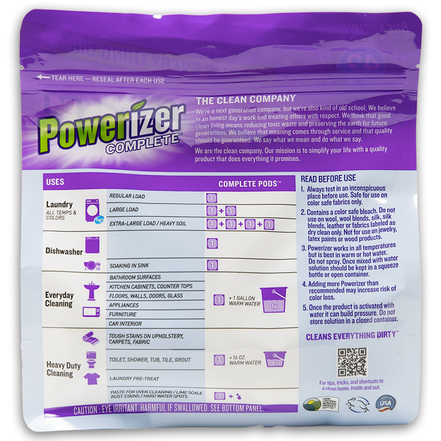 Powerizer Complete Laundry and Dishwasher Pods