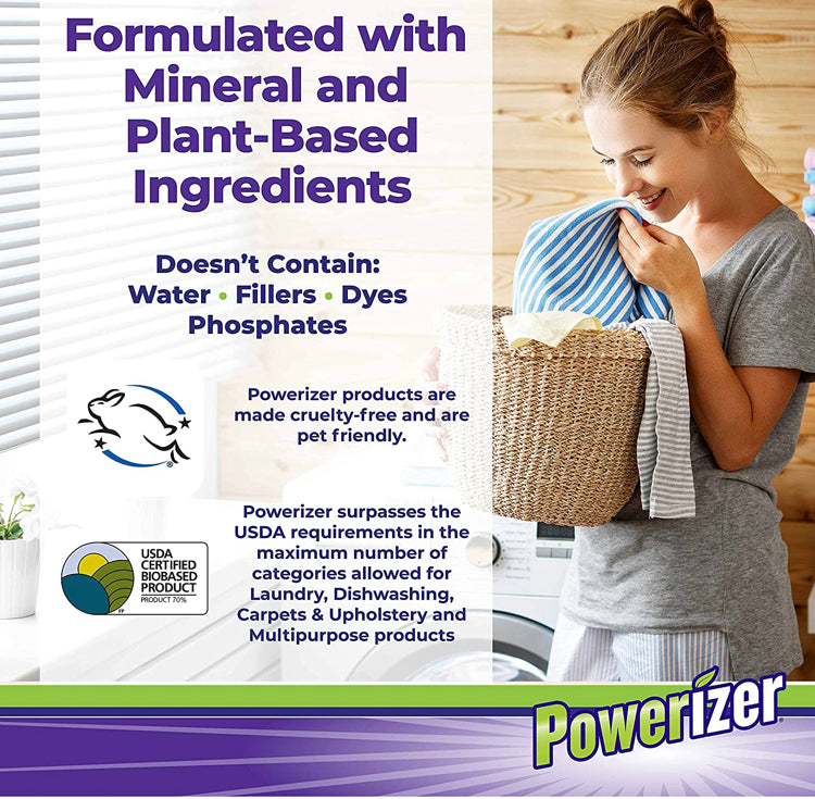 Powerizer Complete Multipurpose Laundry and Dishwasher Detergent & Household Cleaner - 3lb Bag