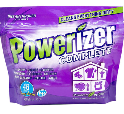 Powerizer Complete Multipurpose Laundry and Dishwasher Detergent & Household Cleaner - 1lb Bag