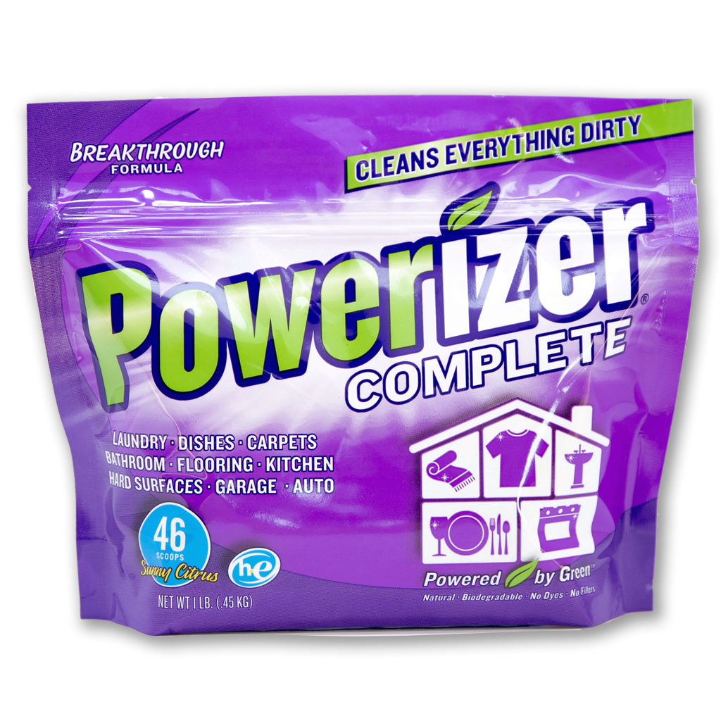 Powerizer Complete Multipurpose Detergent & Cleaner - Laundry, Dish, Carpet, Bath -1 lb. Subscription