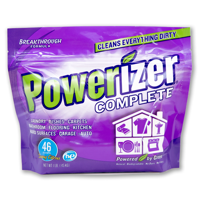 Powerizer Complete Multipurpose Detergent & Cleaner - Laundry, Dish, Carpet, Bath -1 lb. Subscription