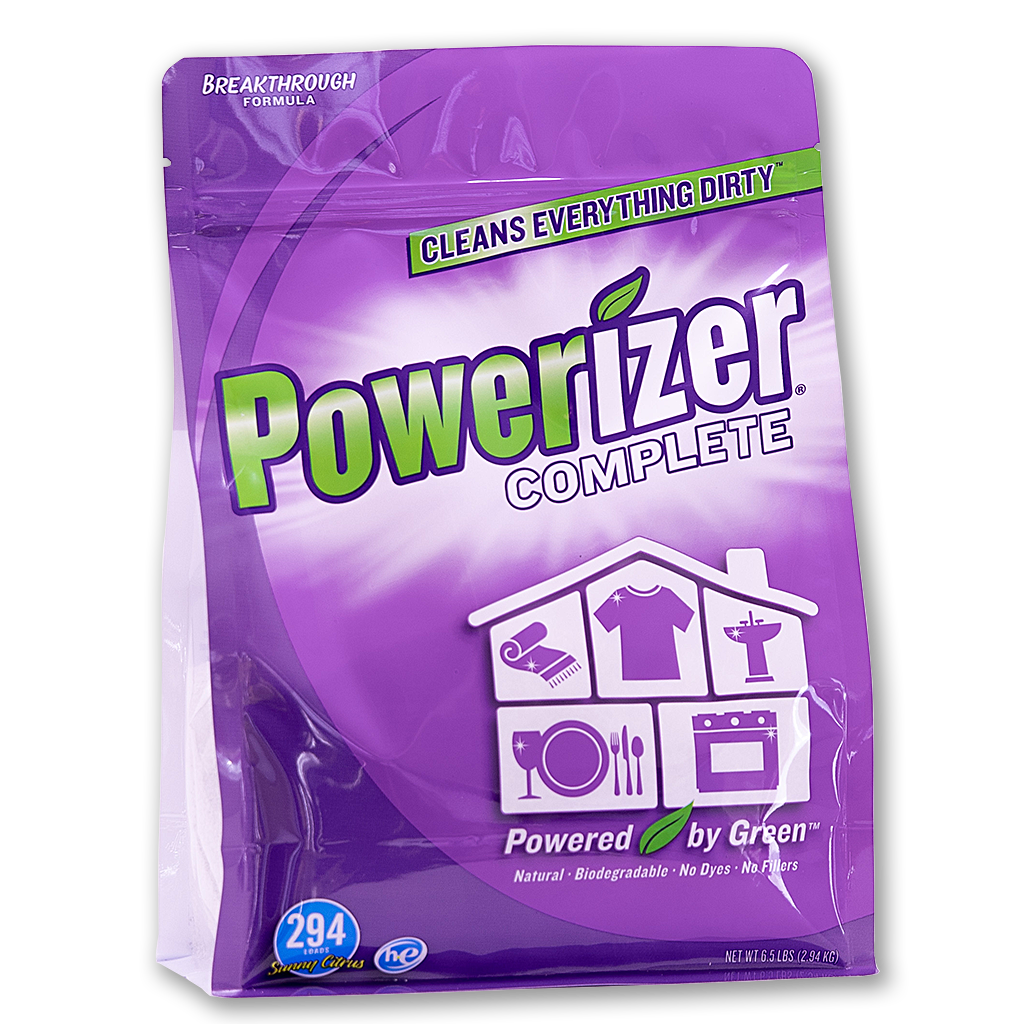 Powerizer Complete Multipurpose Detergent & Cleaner - Laundry, Dish, Carpet, Bath -6.5 lb. Subscription