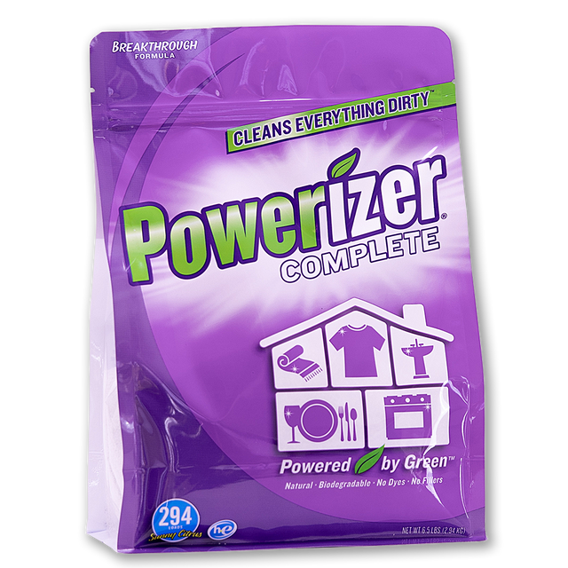 Powerizer Complete Multipurpose Detergent & Cleaner - Laundry, Dish, Carpet, Bath -6.5 lb. Subscription